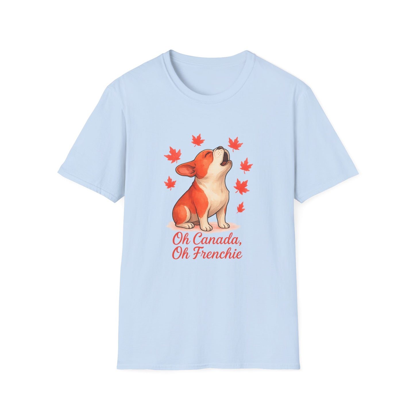 Oh Canada, Oh Frenchie – Unisex Canada Day Frenchie Tee