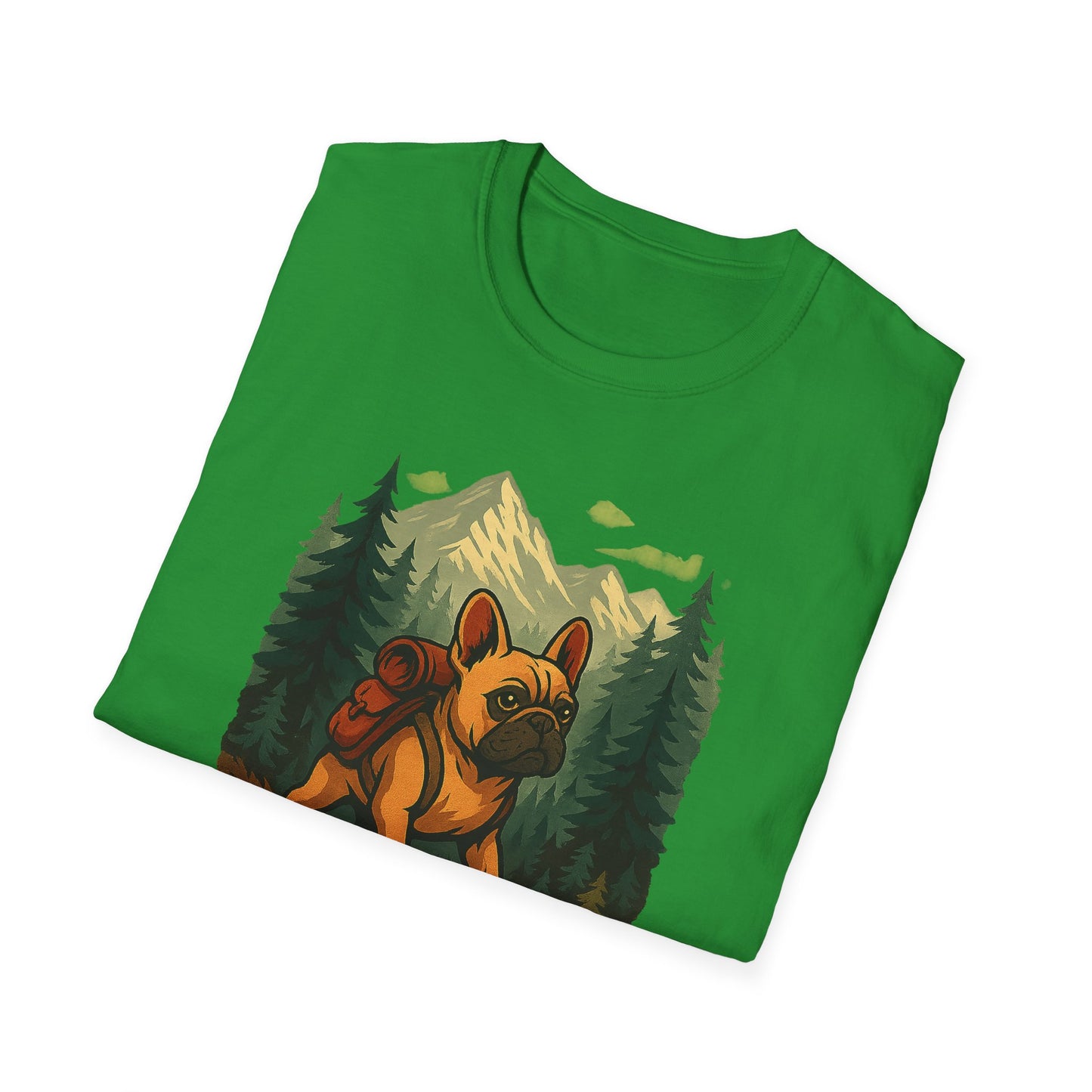Frenchie Hikes Canada – Unisex Outdoor Adventure T-Shirt