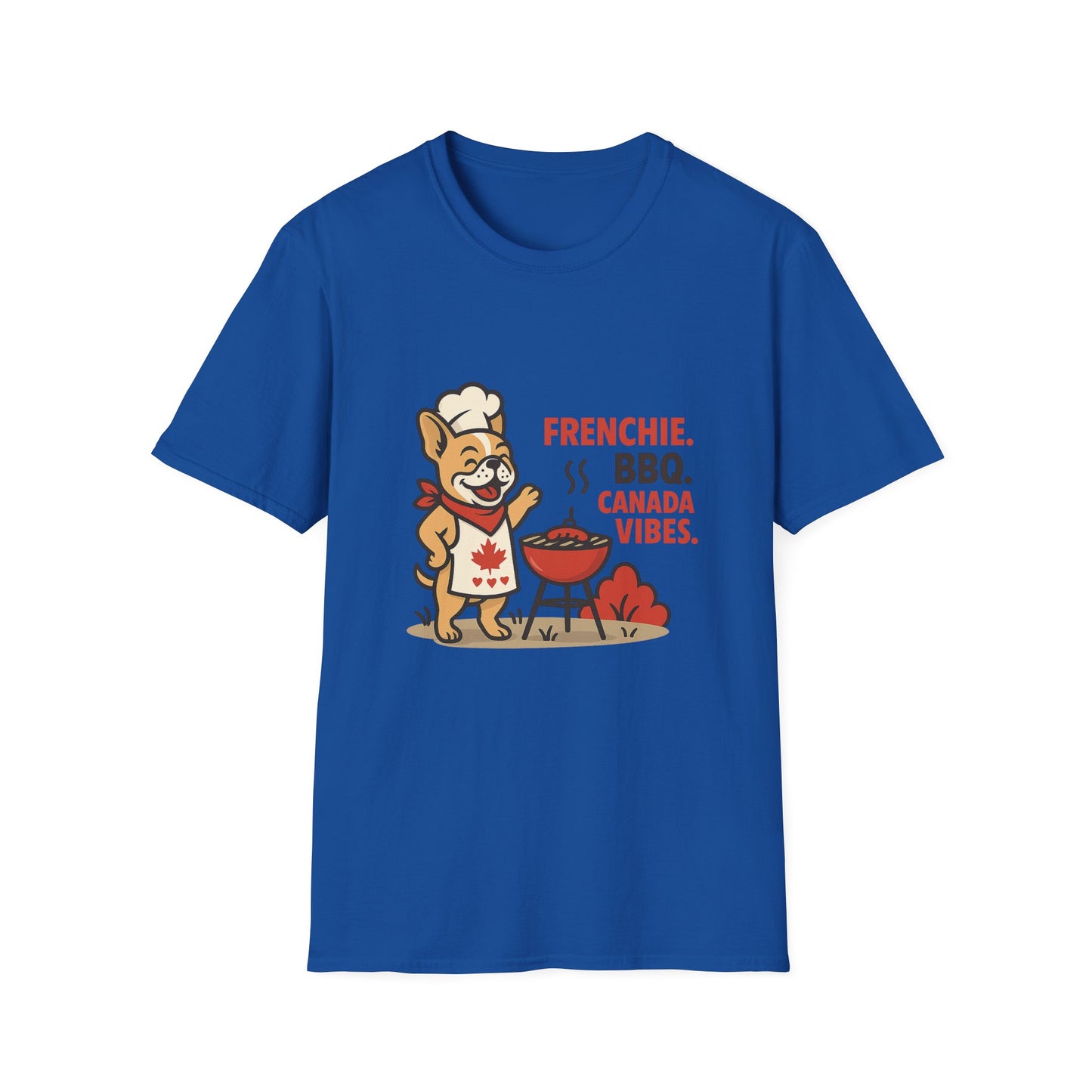 Frenchie. BBQ. Canada Vibes. – Unisex Canada Day Frenchie Tee