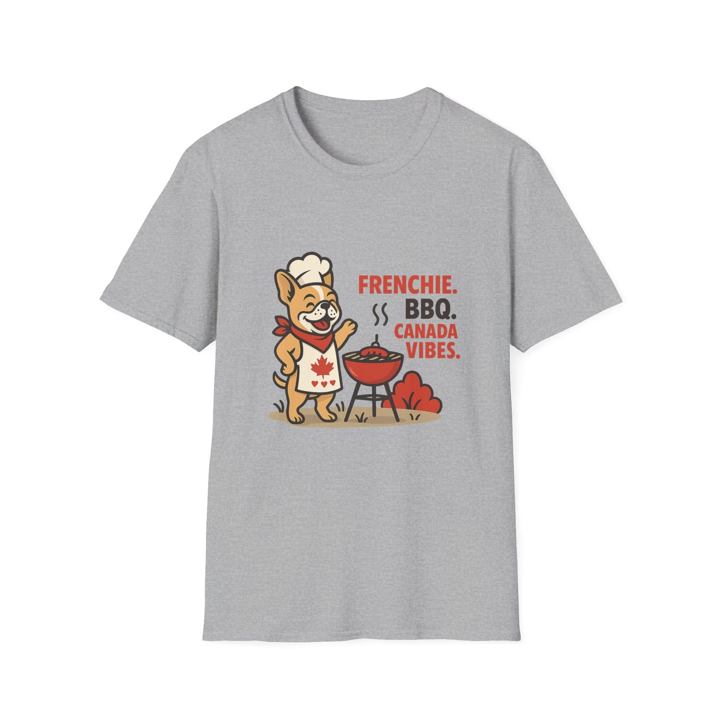 Frenchie. BBQ. Canada Vibes. – Unisex Canada Day Frenchie Tee