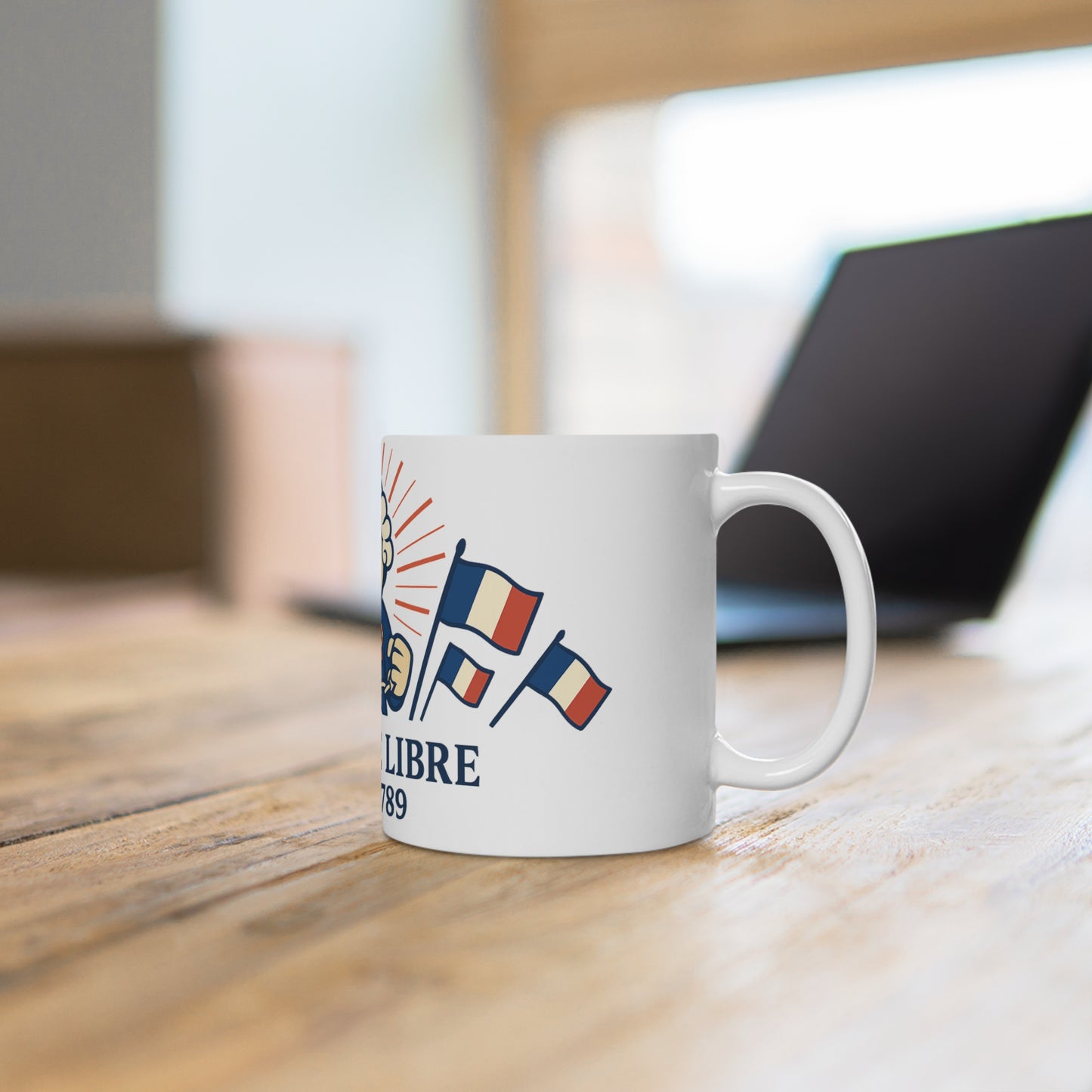 Mug "Frenchie Libre Depuis 1789" – Hommage Révolutionnaire pour les Amoureux de la Liberté