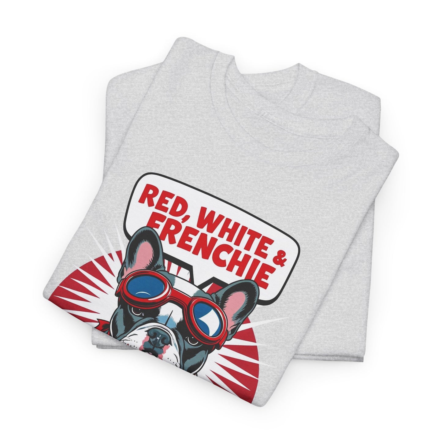 Red, White & Frenchie │ Canada Day French Bulldog Graphic Tee