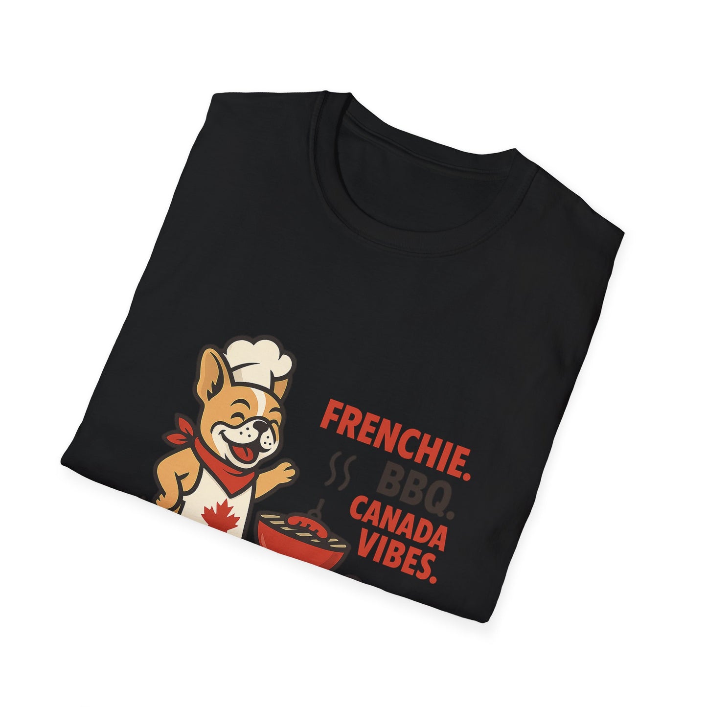 Frenchie. BBQ. Canada Vibes. – Unisex Canada Day Frenchie Tee