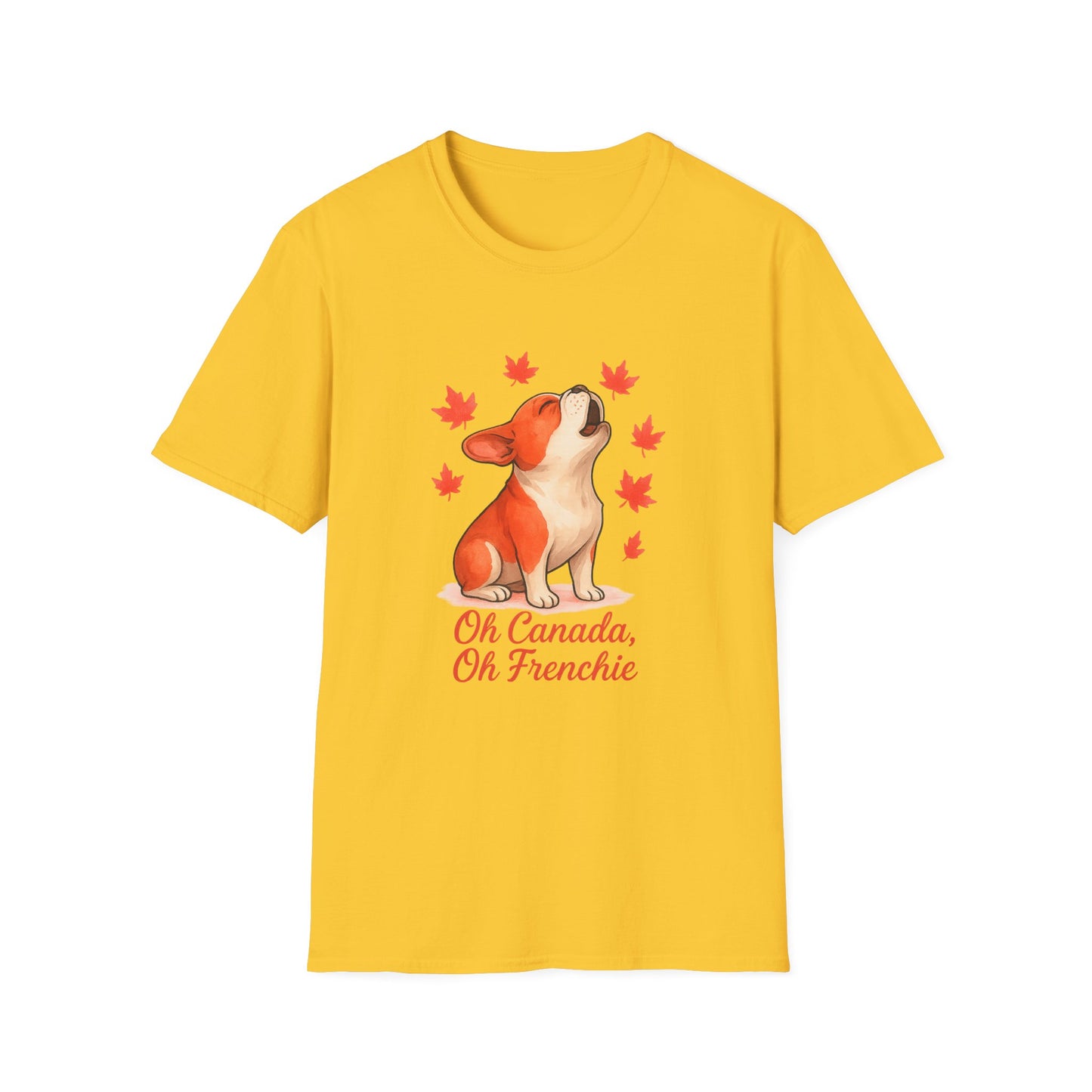 Oh Canada, Oh Frenchie – Unisex Canada Day Frenchie Tee