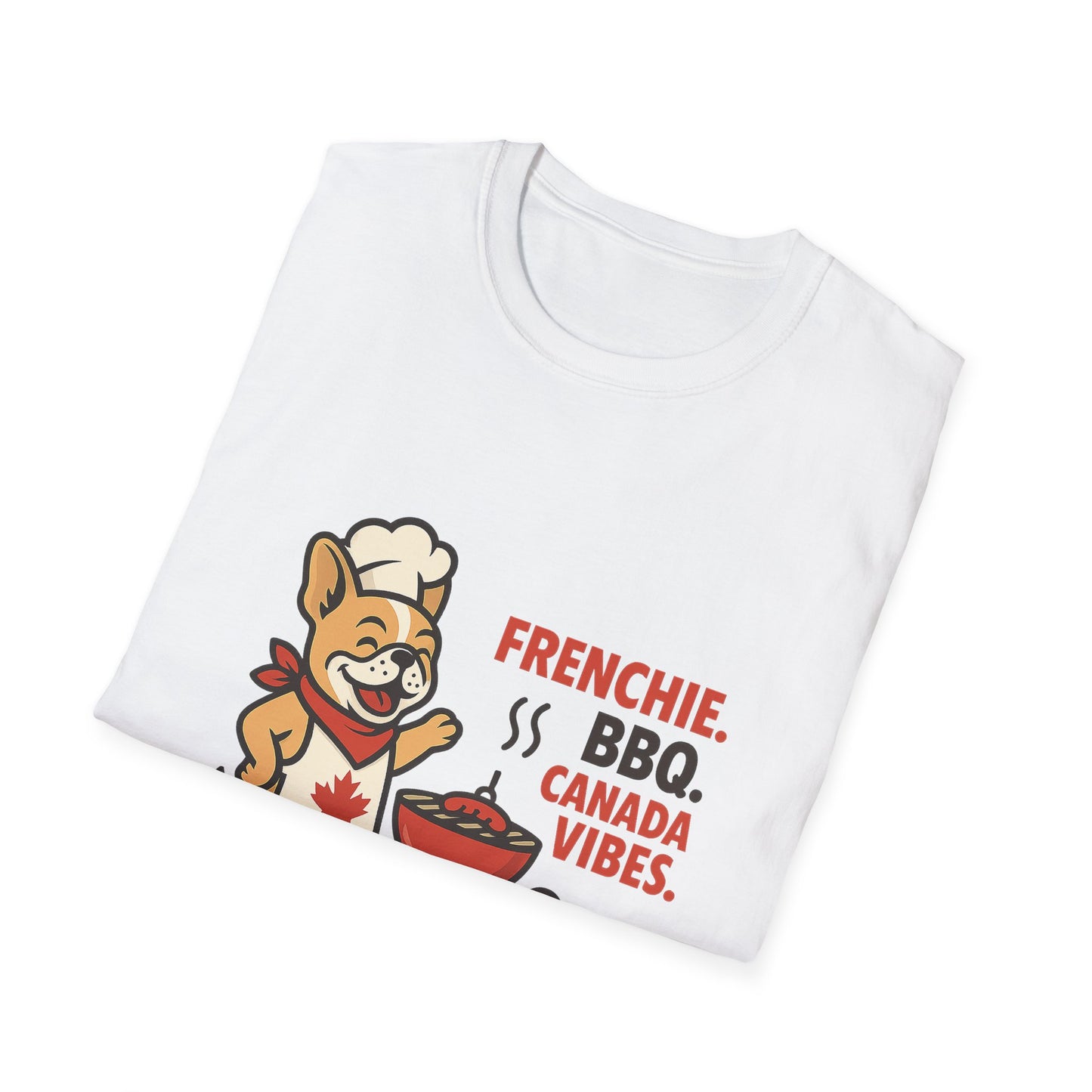 Frenchie. BBQ. Canada Vibes. – Unisex Canada Day Frenchie Tee