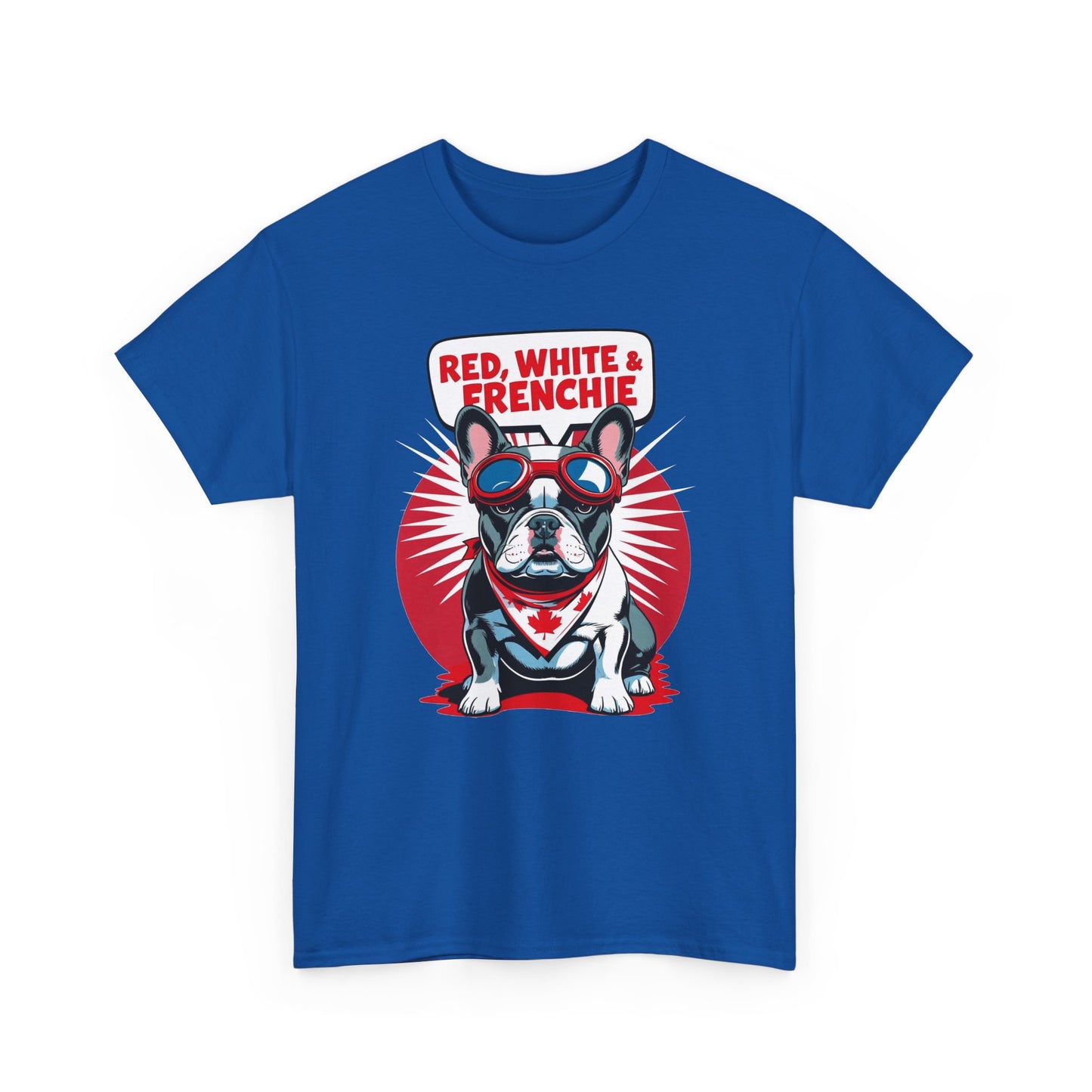 Red, White & Frenchie │ Canada Day French Bulldog Graphic Tee