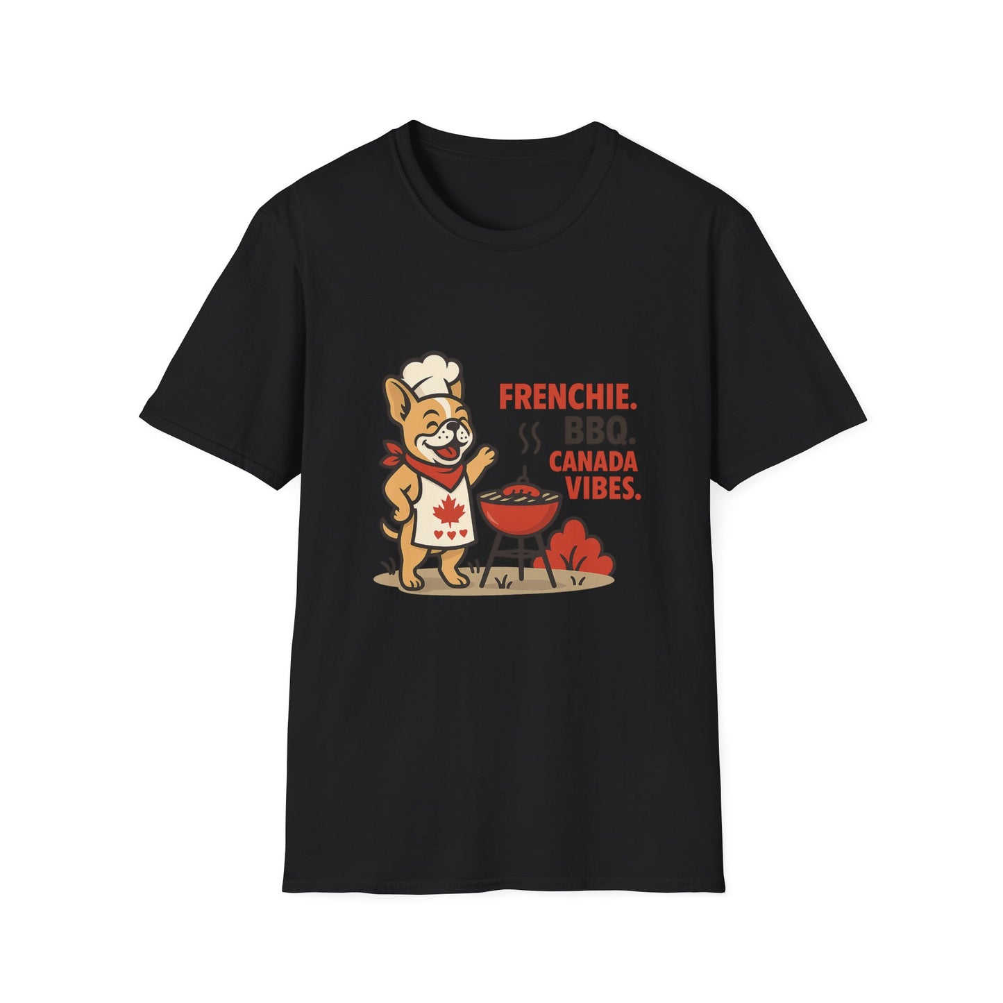 Frenchie. BBQ. Canada Vibes. – Unisex Canada Day Frenchie Tee