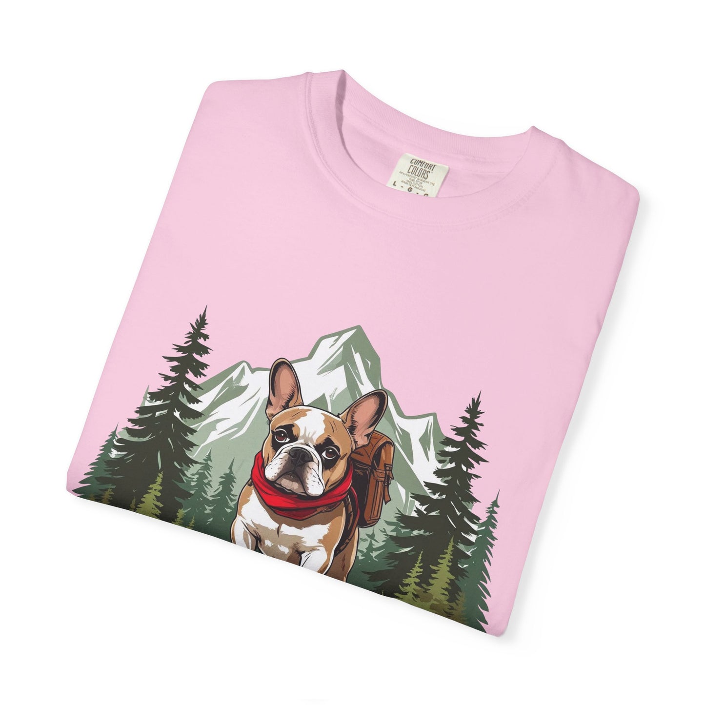 Red, White & Frenchie – Unisex Garment-Dyed Canada Day T-Shirt