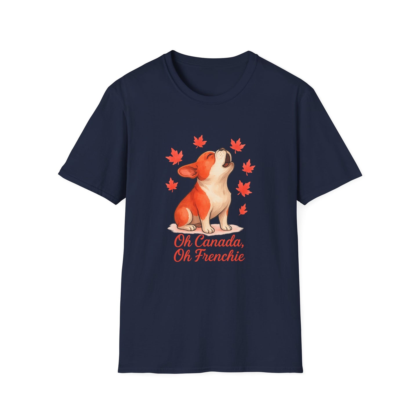 Oh Canada, Oh Frenchie – Unisex Canada Day Frenchie Tee
