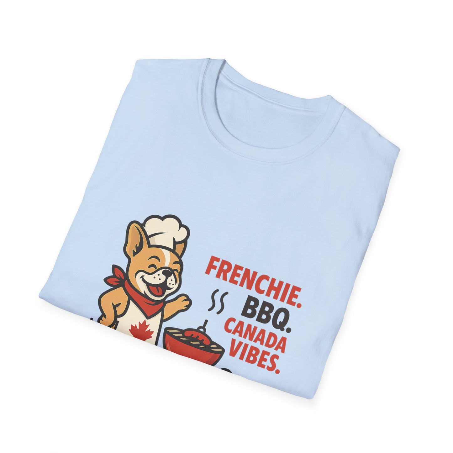 Frenchie. BBQ. Canada Vibes. – Unisex Canada Day Frenchie Tee