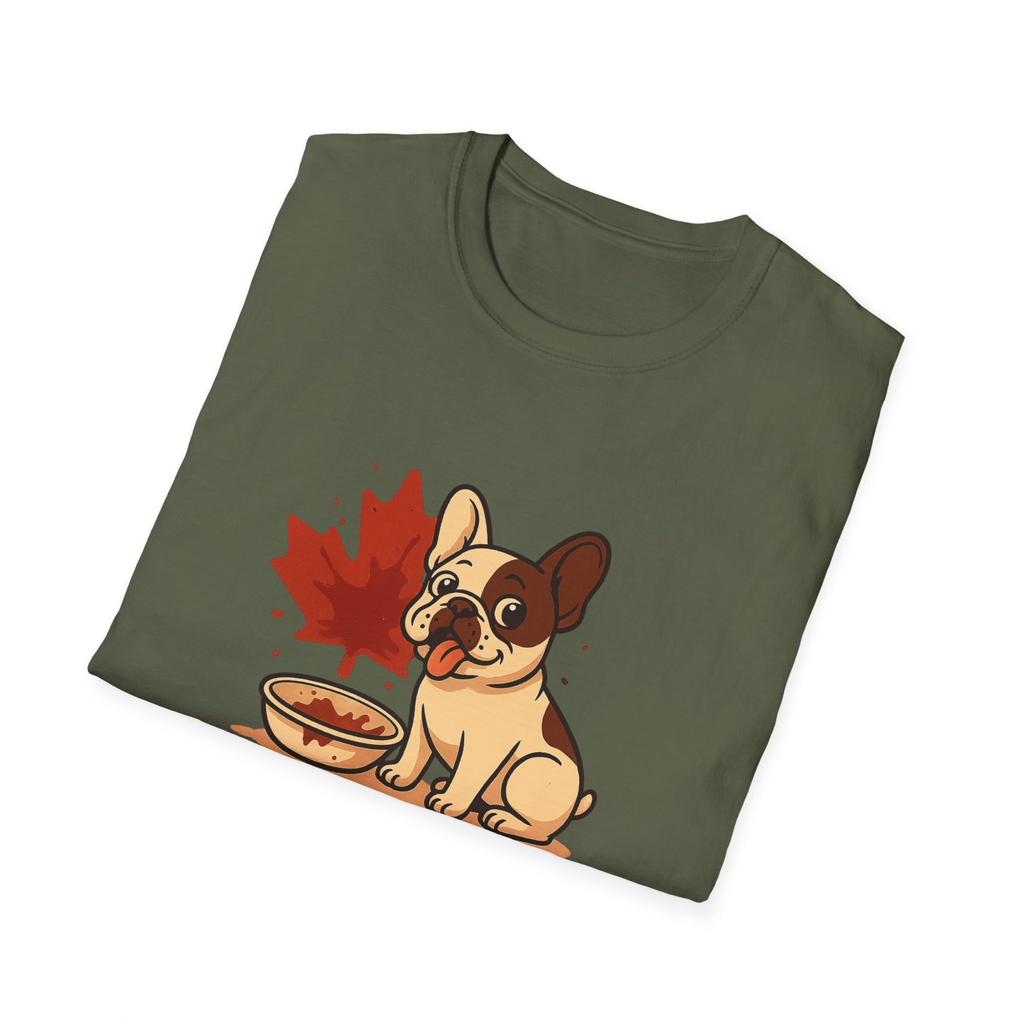 Sorry, Eh? My Frenchie Ate Your Poutine – Unisex Canada Dog Tee