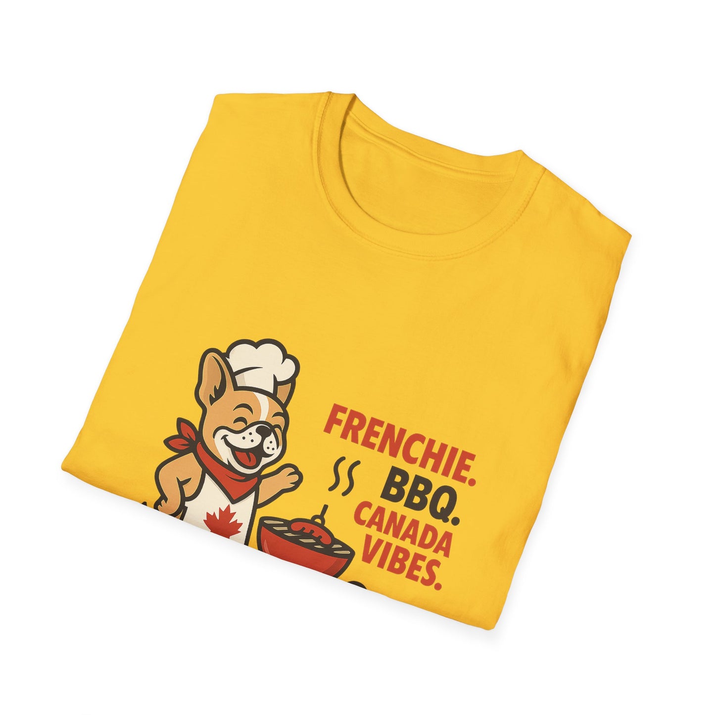 Frenchie. BBQ. Canada Vibes. – Unisex Canada Day Frenchie Tee