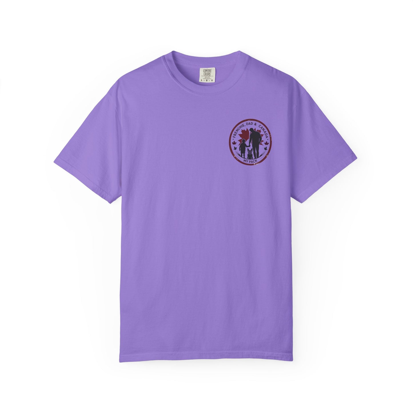 Frenchie, Dad & Canada – Unisex Left-Chest Logo Tee