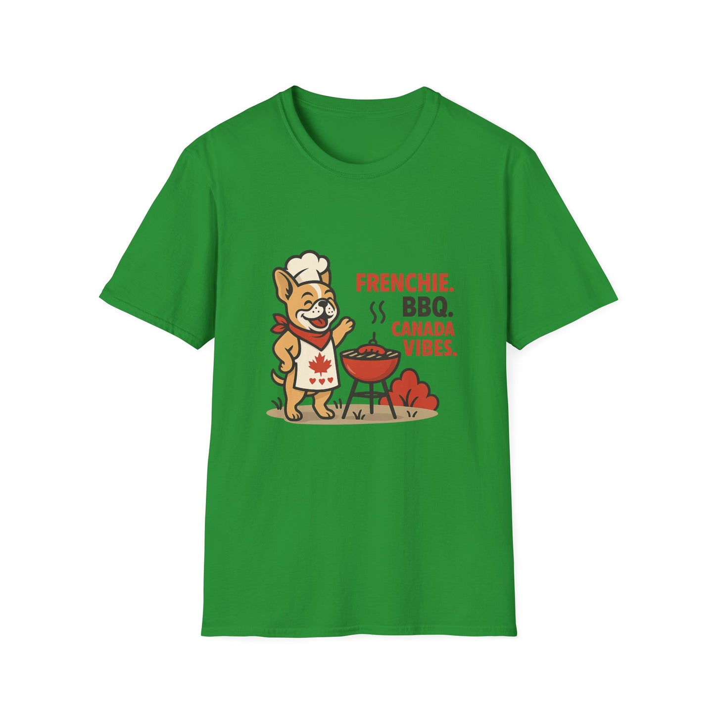 Frenchie. BBQ. Canada Vibes. – Unisex Canada Day Frenchie Tee