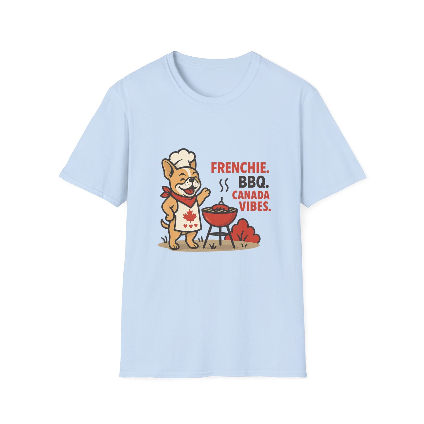 Frenchie. BBQ. Canada Vibes. – Unisex Canada Day Frenchie Tee