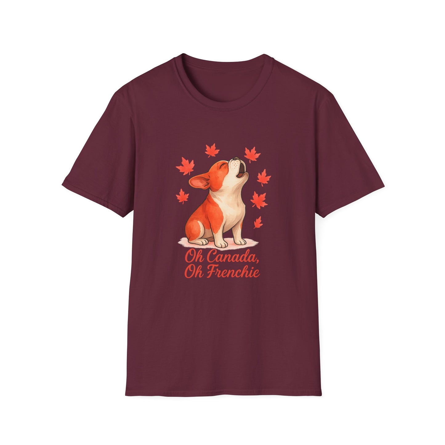 Oh Canada, Oh Frenchie – Unisex Canada Day Frenchie Tee