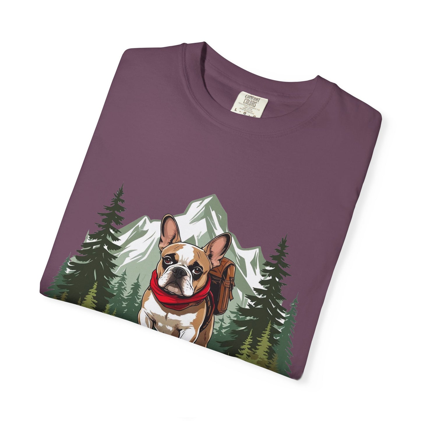 Red, White & Frenchie – Unisex Garment-Dyed Canada Day T-Shirt