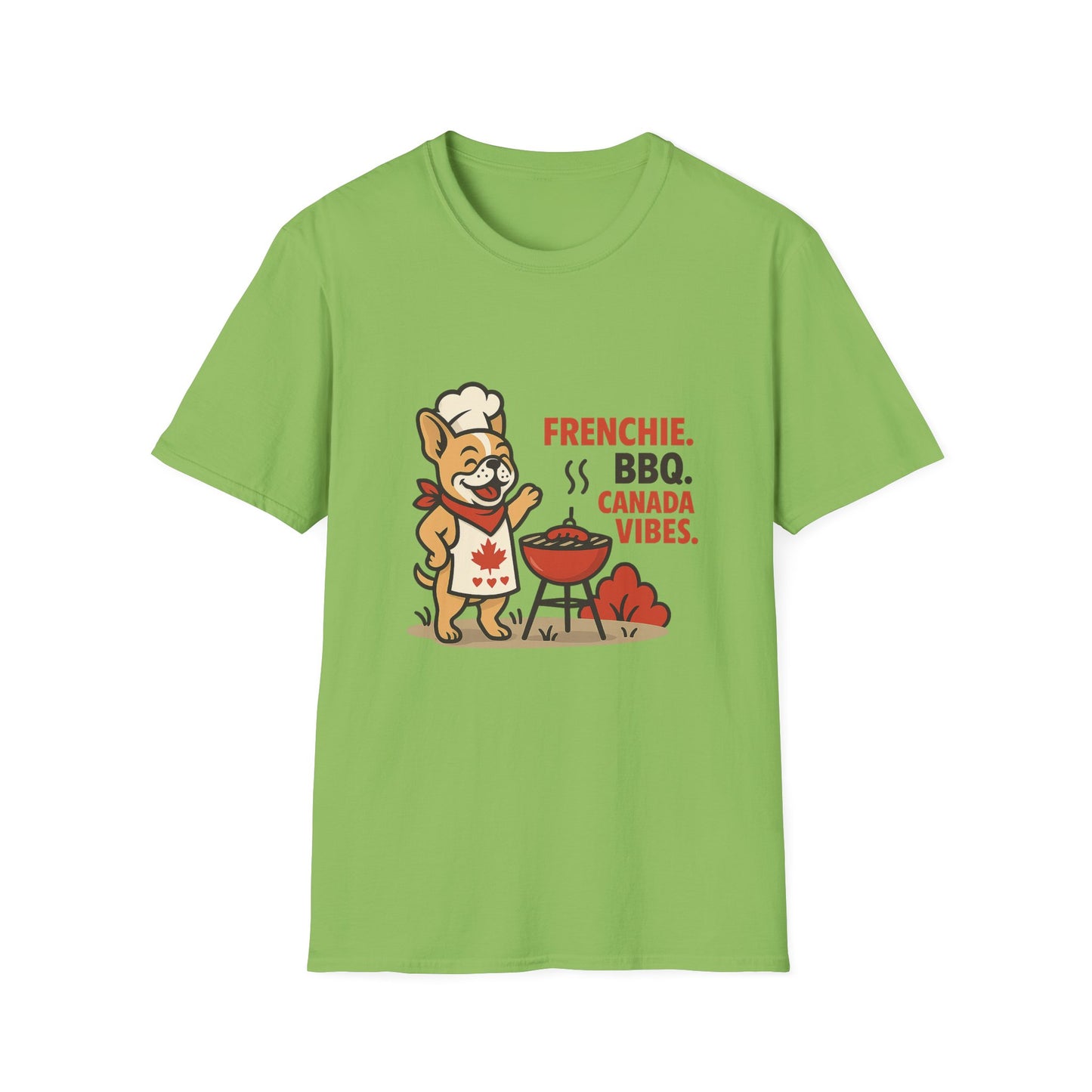 Frenchie. BBQ. Canada Vibes. – Unisex Canada Day Frenchie Tee