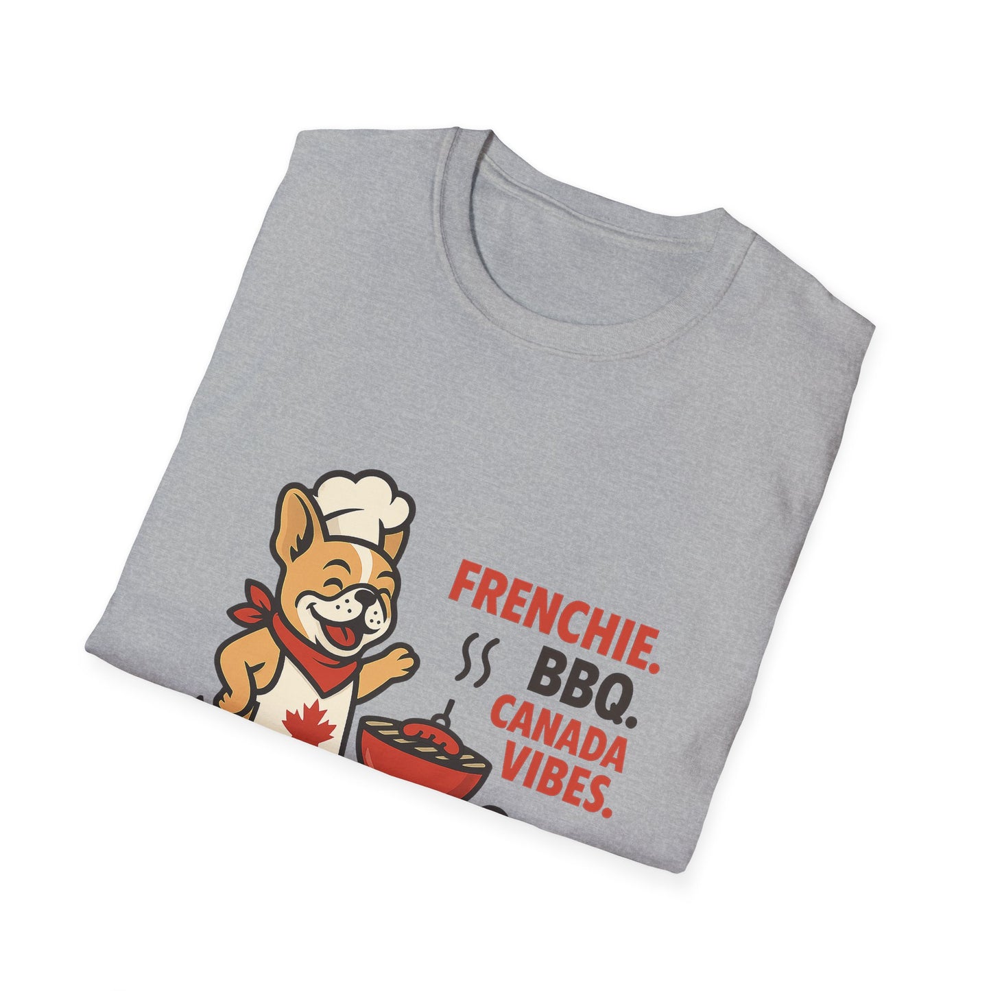 Frenchie. BBQ. Canada Vibes. – Unisex Canada Day Frenchie Tee