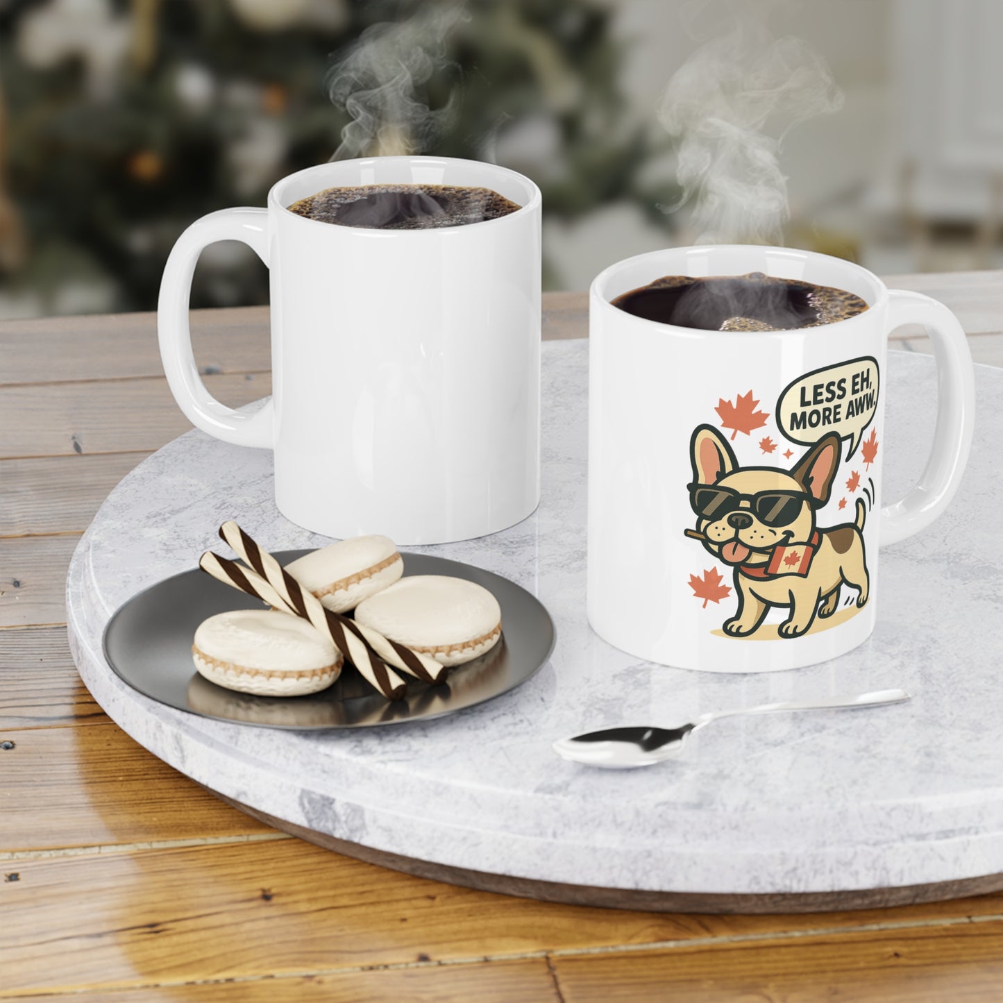 Less Eh, More Aww – Ceramic Coffee Mug (11 oz & 15 oz)