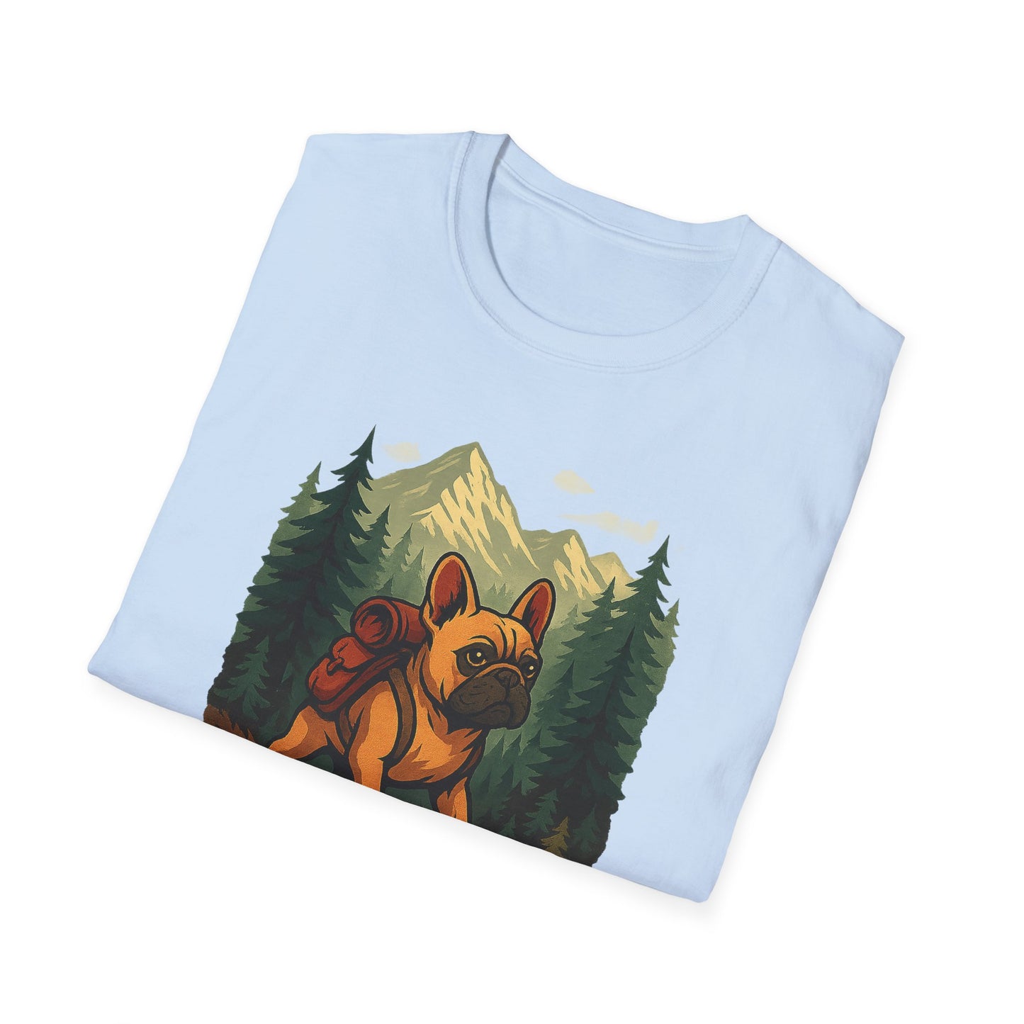 Frenchie Hikes Canada – Unisex Outdoor Adventure T-Shirt