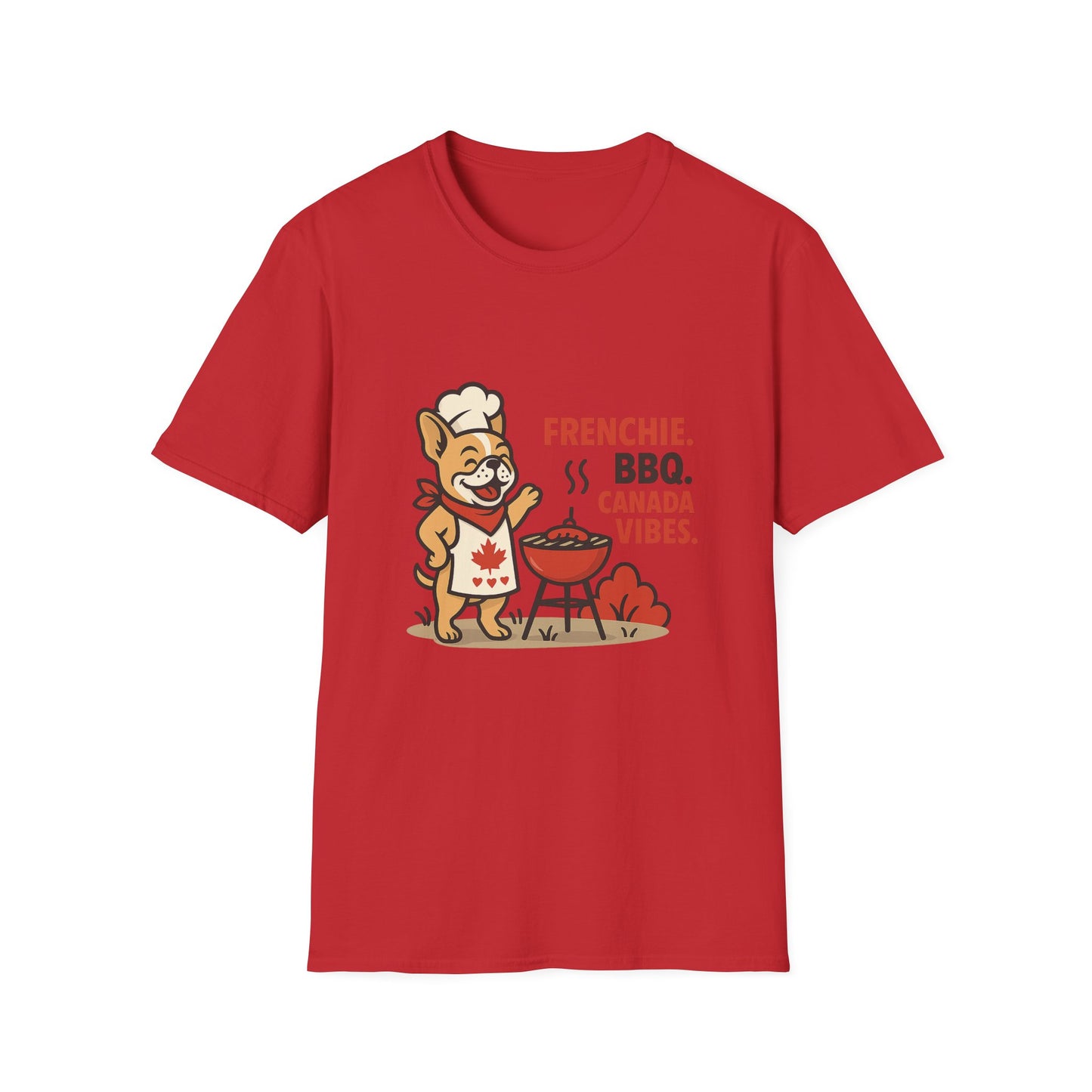 Frenchie. BBQ. Canada Vibes. – Unisex Canada Day Frenchie Tee