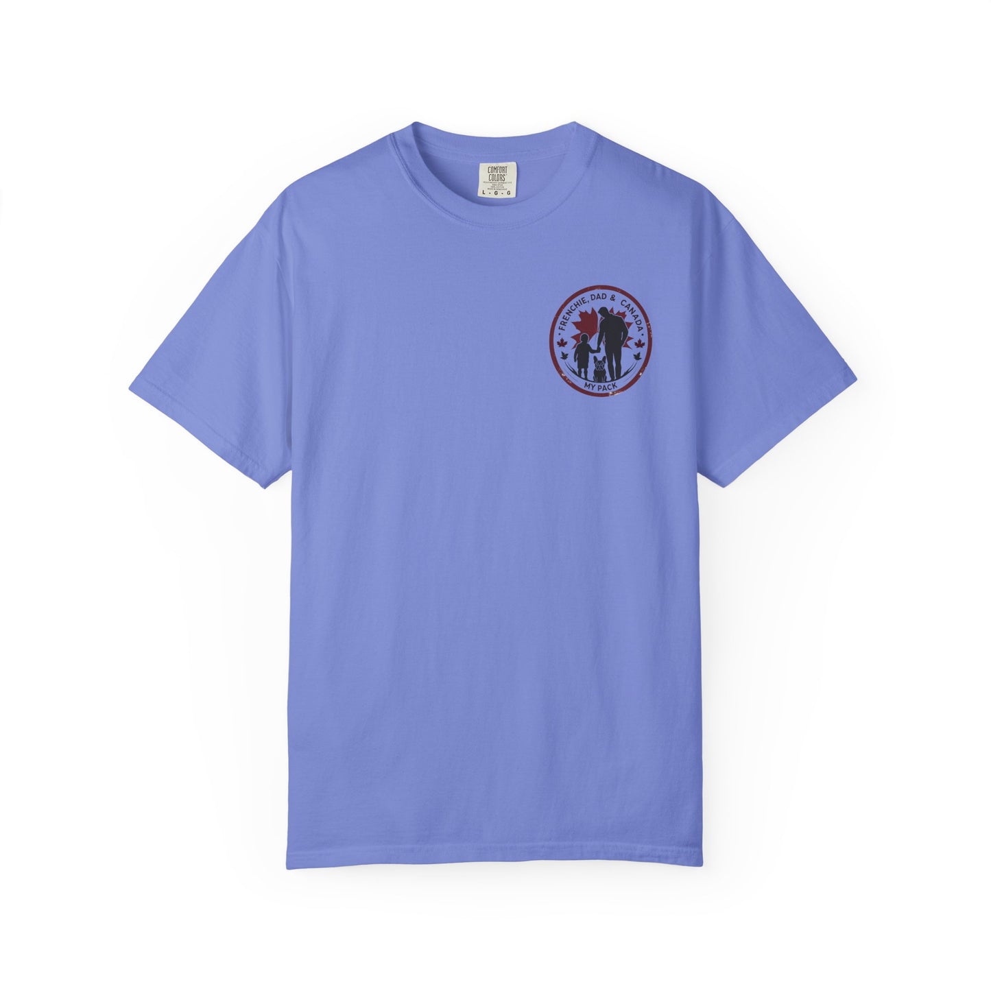 Frenchie, Dad & Canada – Unisex Left-Chest Logo Tee
