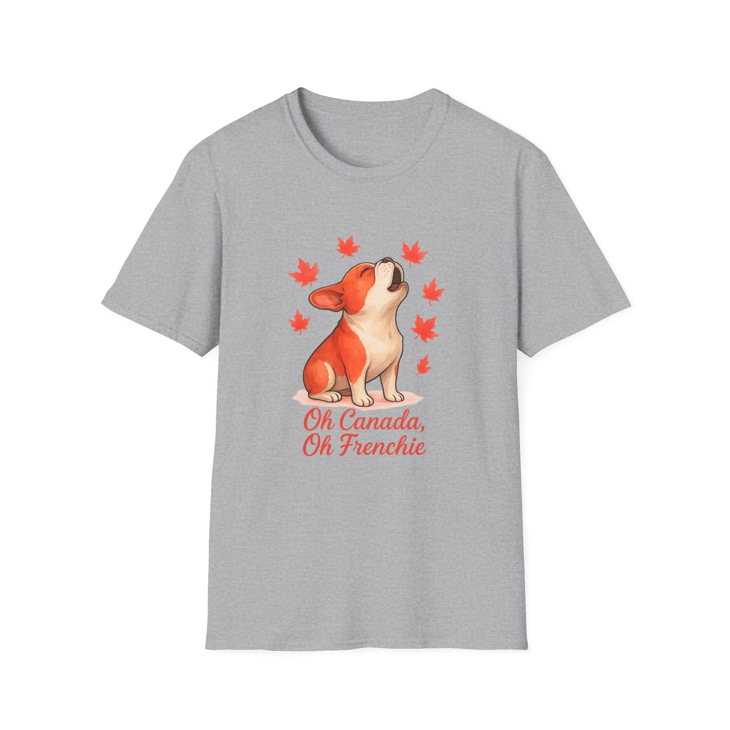 Oh Canada, Oh Frenchie – Unisex Canada Day Frenchie Tee