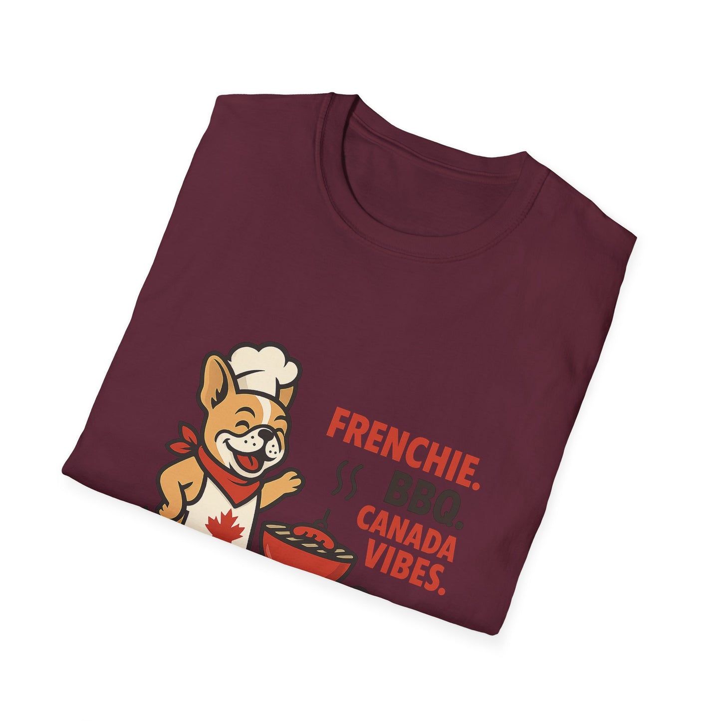 Frenchie. BBQ. Canada Vibes. – Unisex Canada Day Frenchie Tee