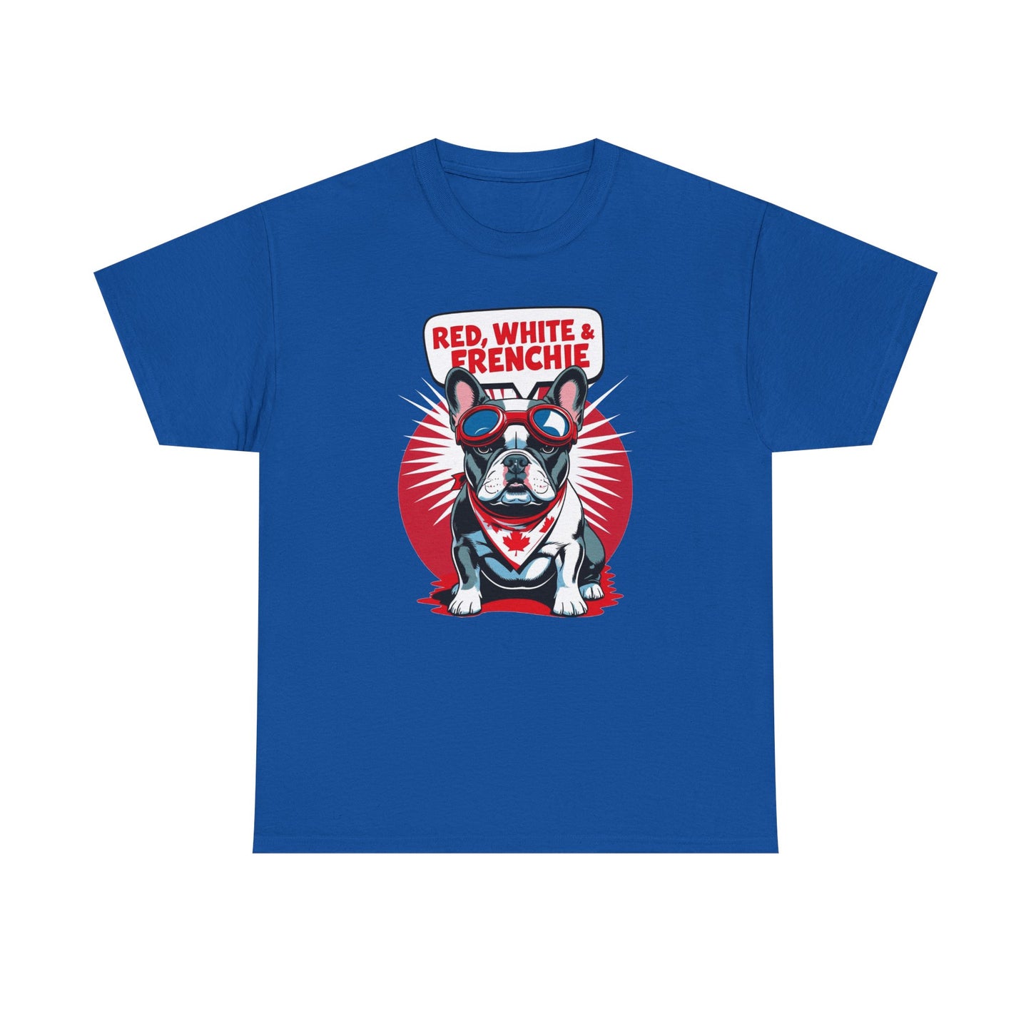 Red, White & Frenchie │ Canada Day French Bulldog Graphic Tee