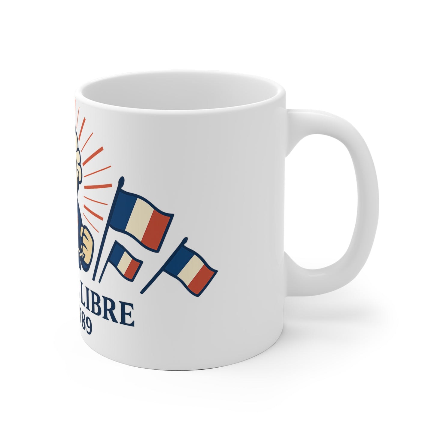 Mug "Frenchie Libre Depuis 1789" – Hommage Révolutionnaire pour les Amoureux de la Liberté