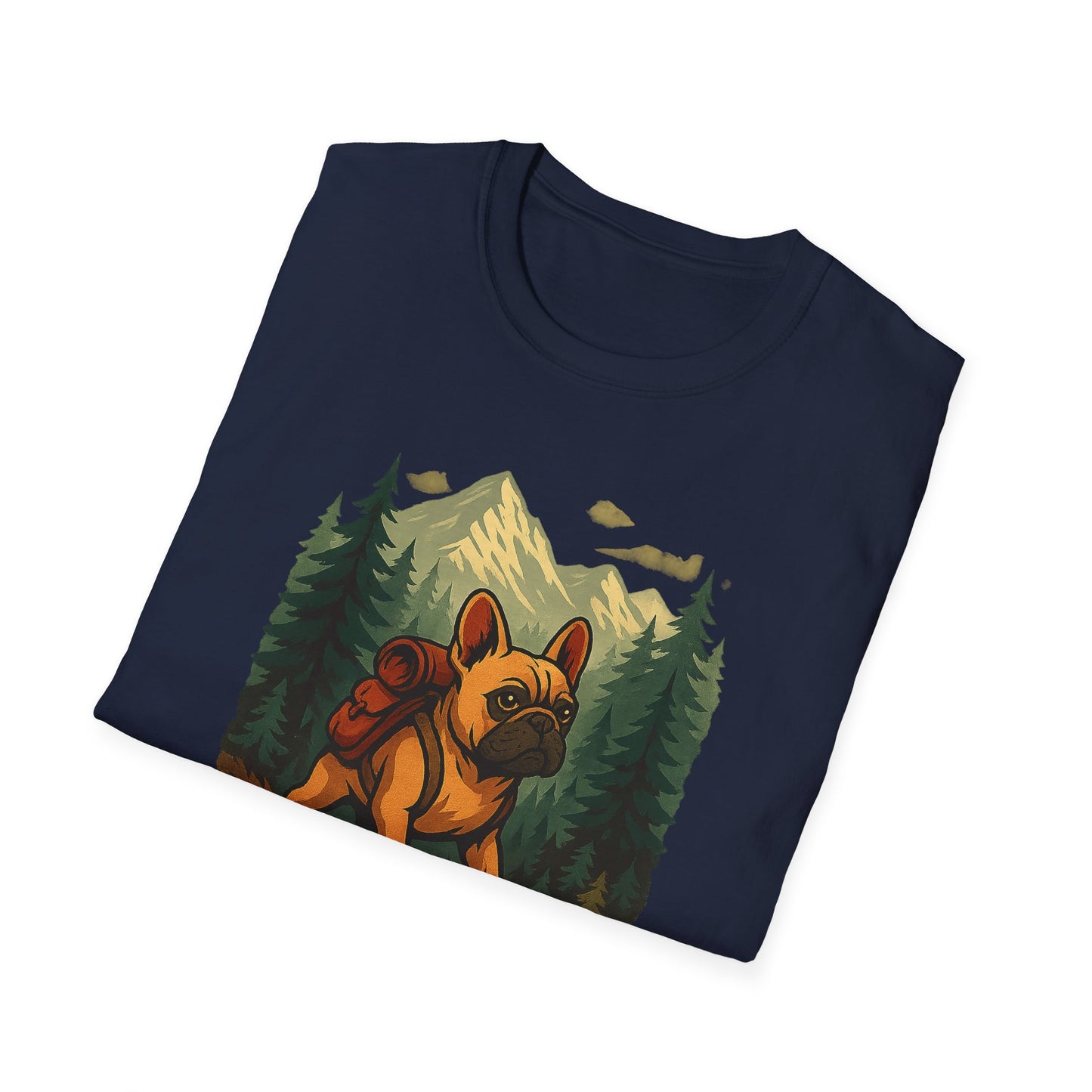 Frenchie Hikes Canada – Unisex Outdoor Adventure T-Shirt