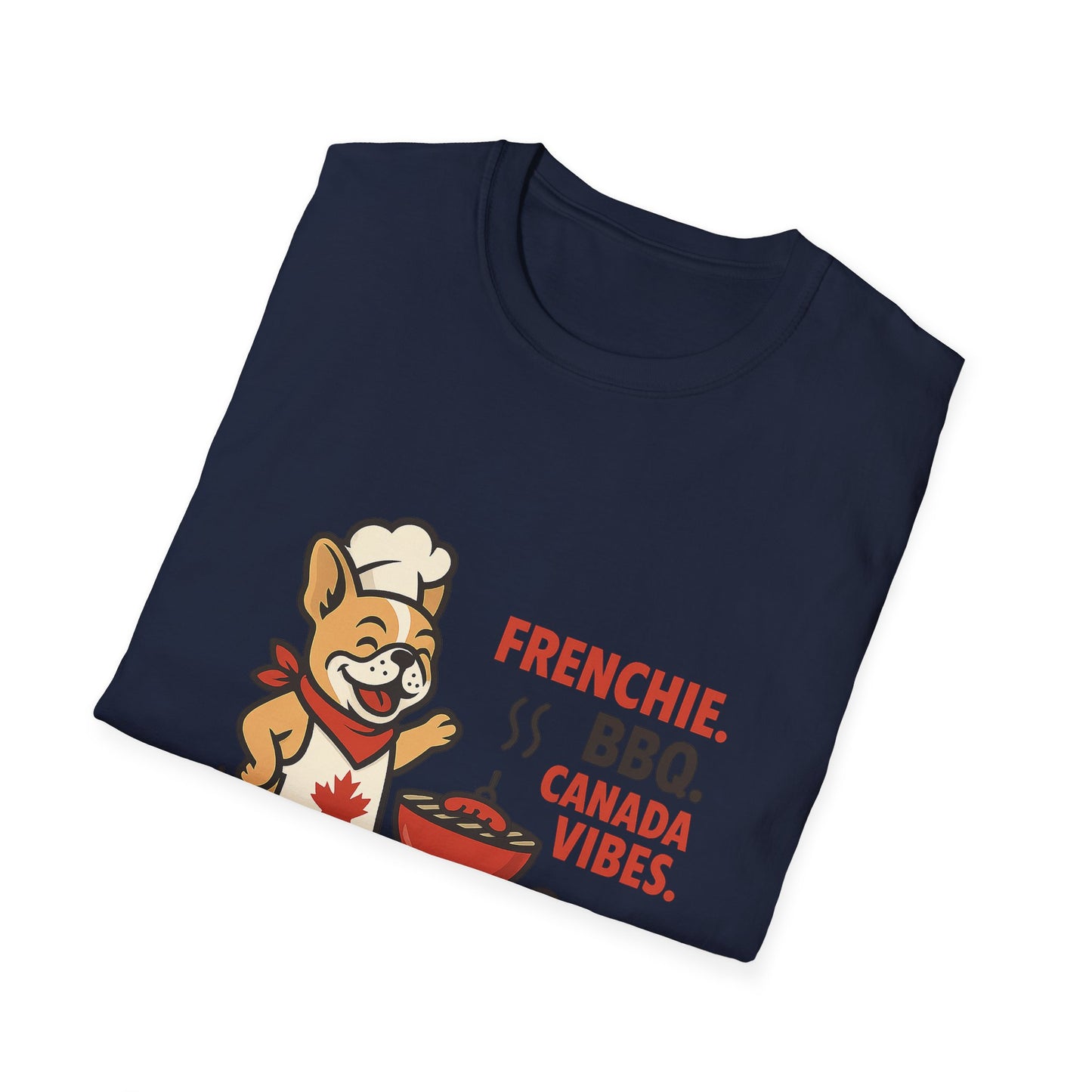Frenchie. BBQ. Canada Vibes. – Unisex Canada Day Frenchie Tee