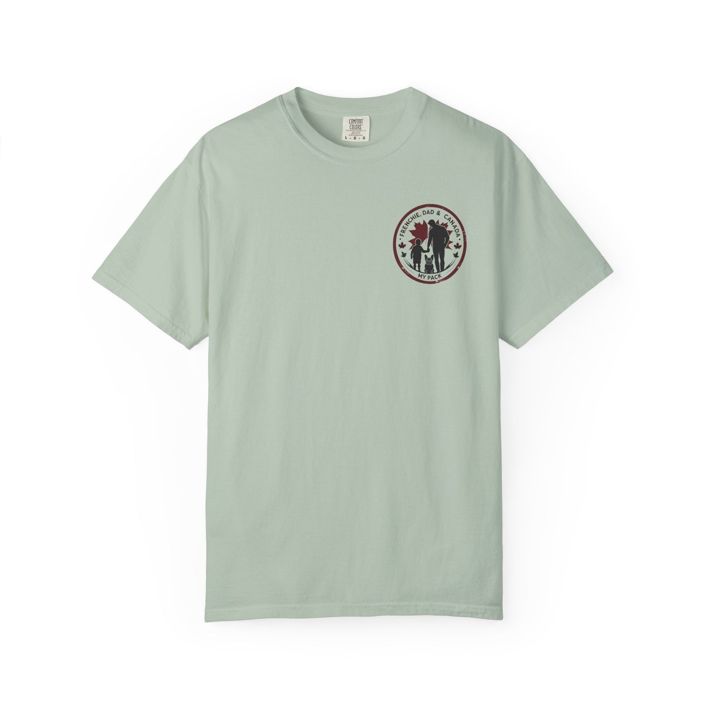 Frenchie, Dad & Canada – Unisex Left-Chest Logo Tee