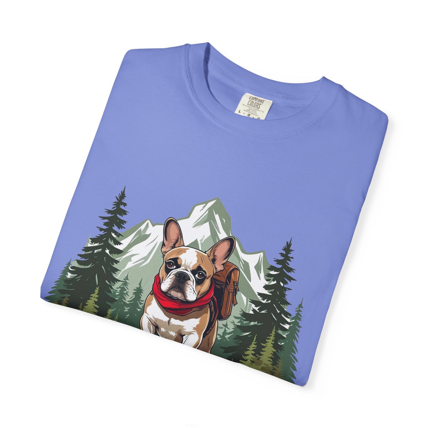 Red, White & Frenchie – Unisex Garment-Dyed Canada Day T-Shirt