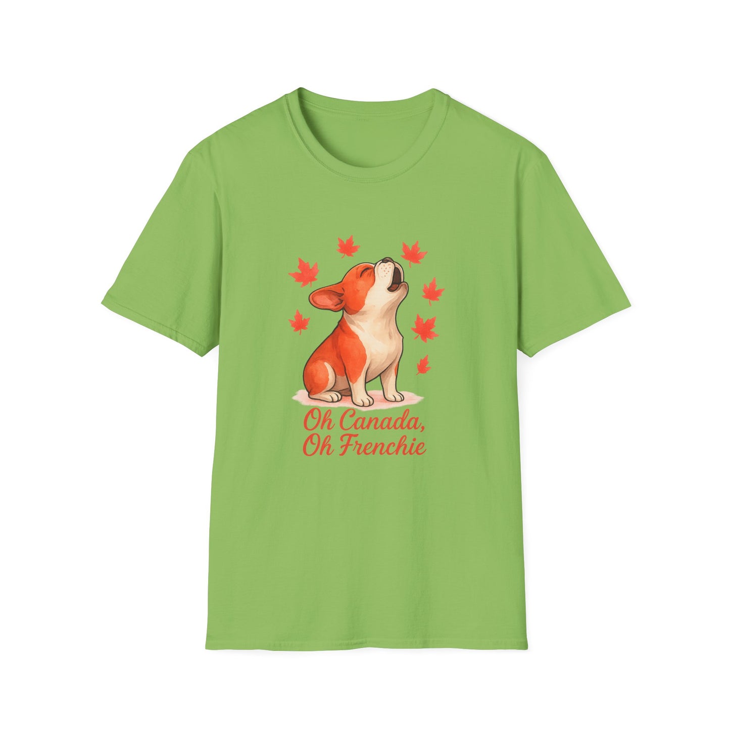 Oh Canada, Oh Frenchie – Unisex Canada Day Frenchie Tee