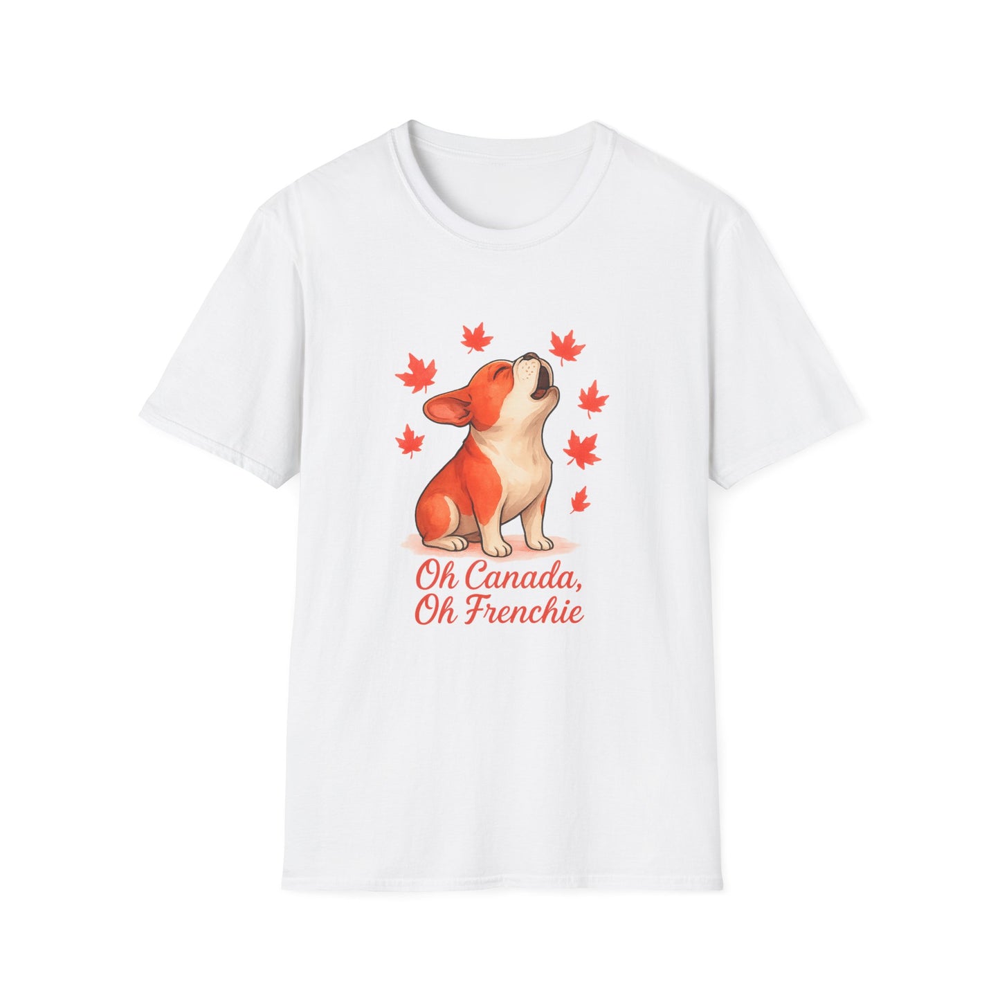 Oh Canada, Oh Frenchie – Unisex Canada Day Frenchie Tee
