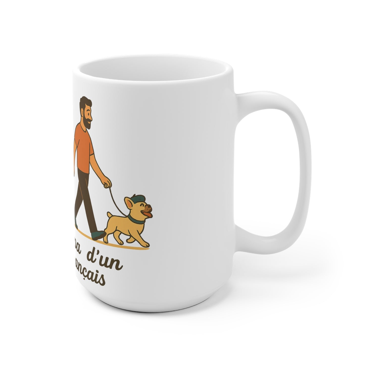 Mug "Fier d’être papa d’un Frenchie français" – Édition spéciale pour les amoureux des Bouledogues