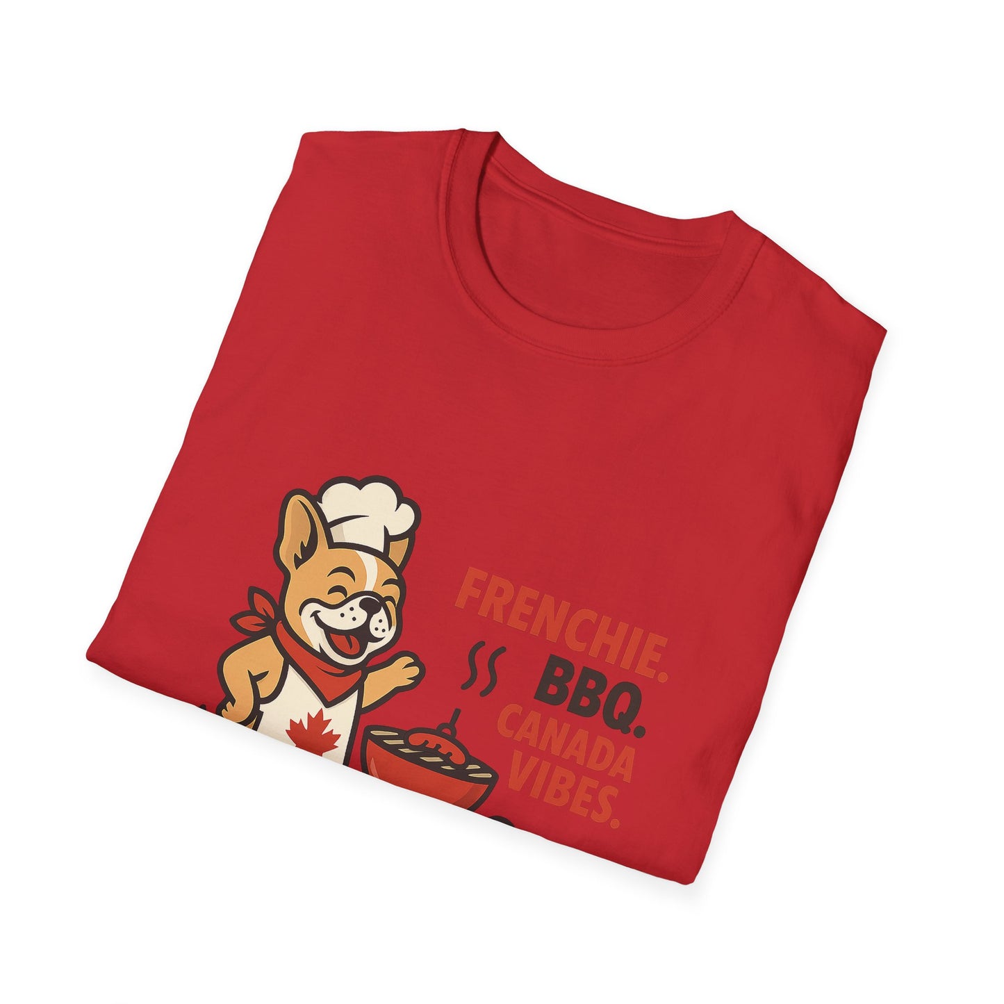 Frenchie. BBQ. Canada Vibes. – Unisex Canada Day Frenchie Tee