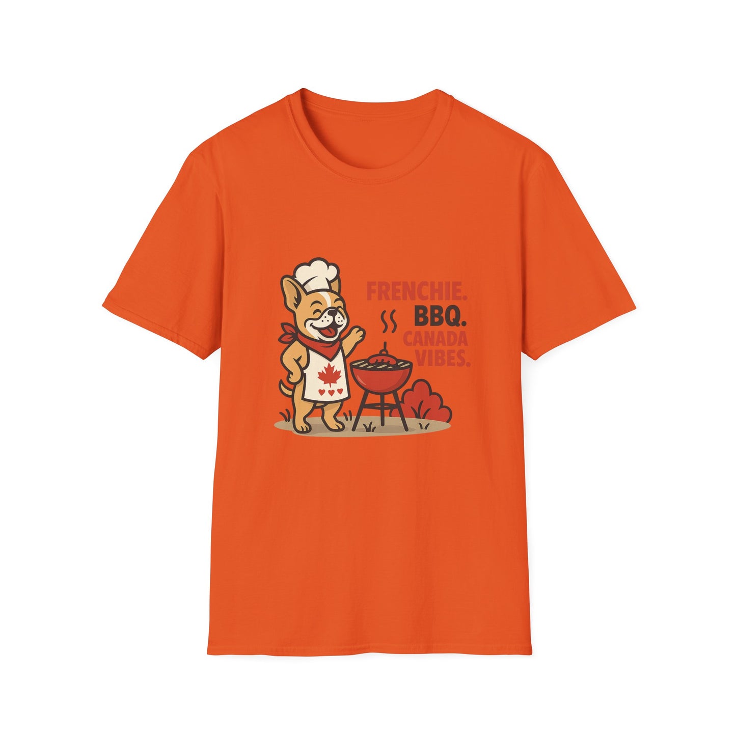 Frenchie. BBQ. Canada Vibes. – Unisex Canada Day Frenchie Tee