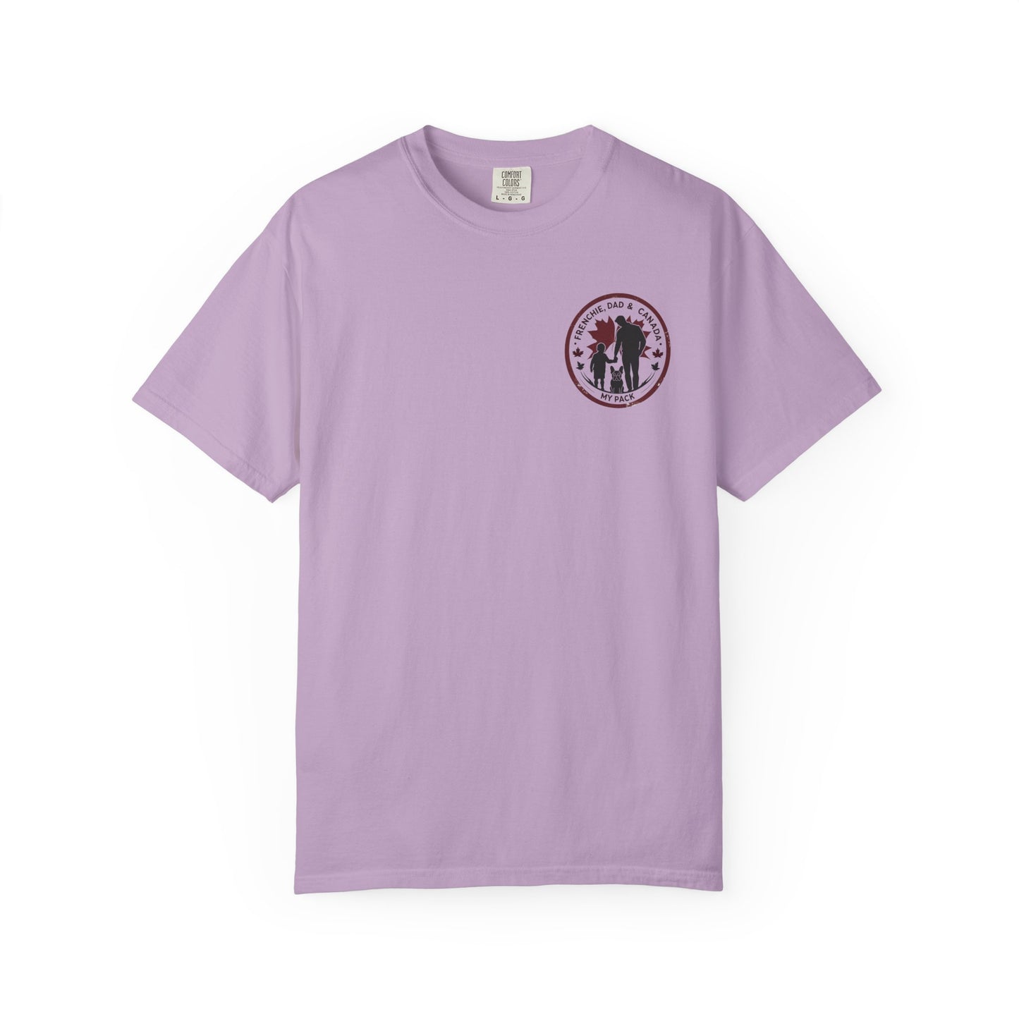 Frenchie, Dad & Canada – Unisex Left-Chest Logo Tee