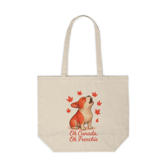 Oh Canada, Oh Frenchie – Premium Canvas Tote Bag