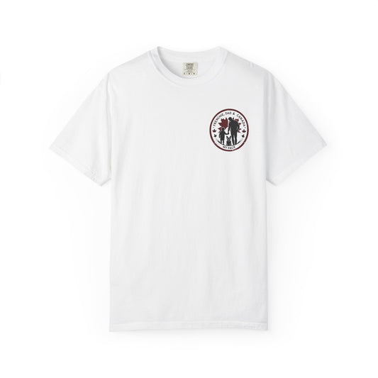 Frenchie, Dad & Canada – Unisex Left-Chest Logo Tee