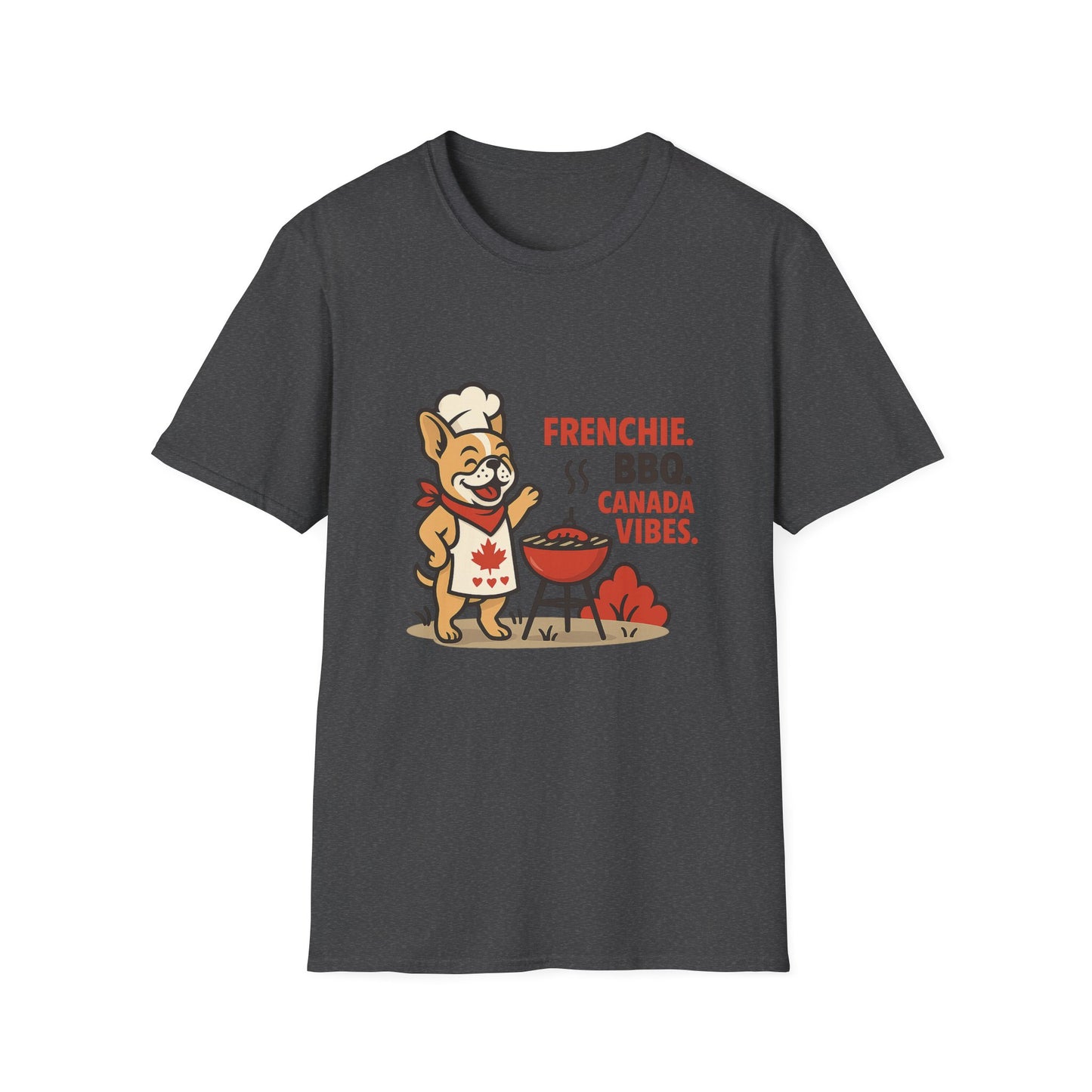 Frenchie. BBQ. Canada Vibes. – Unisex Canada Day Frenchie Tee