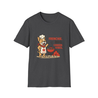 Frenchie. BBQ. Canada Vibes. – Unisex Canada Day Frenchie Tee