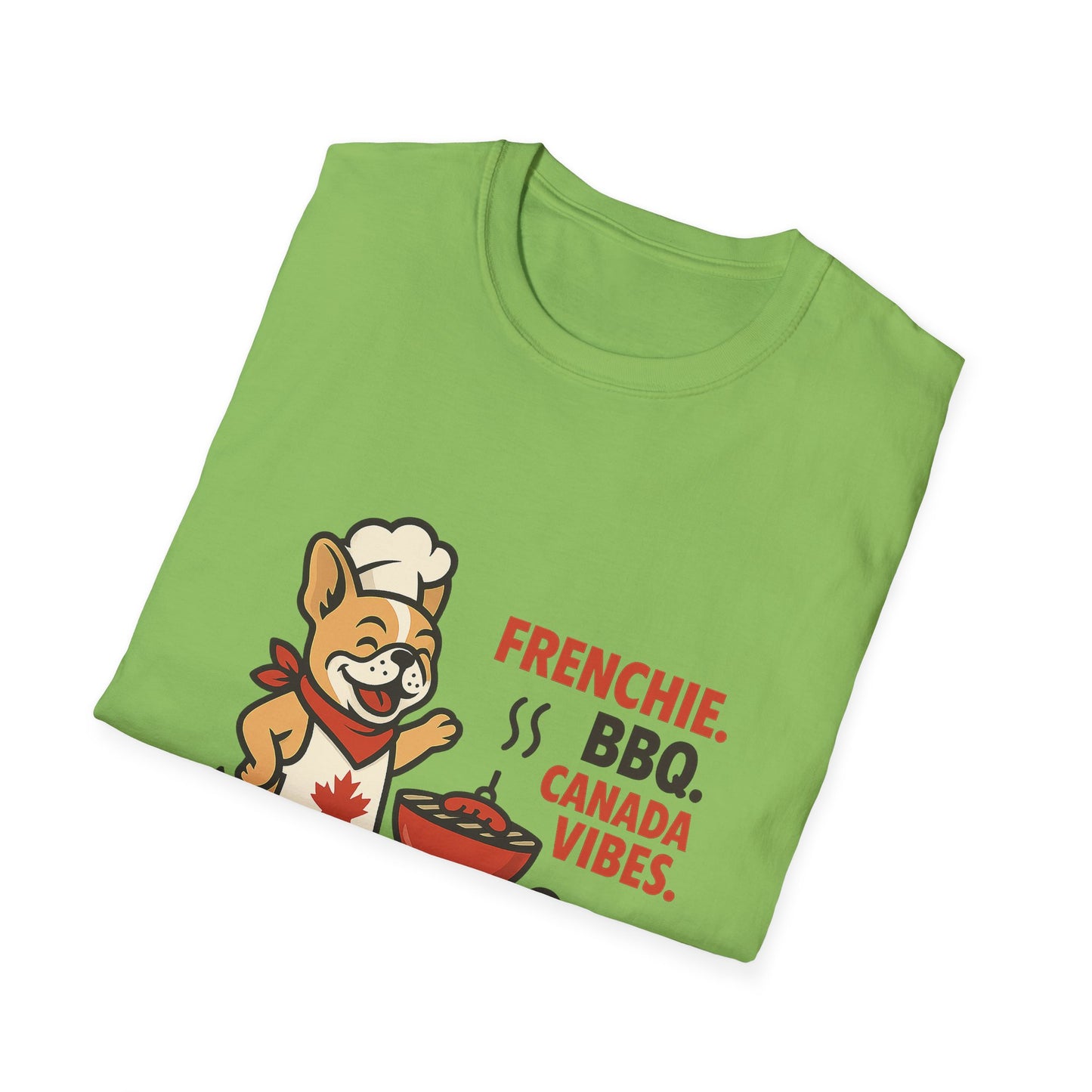 Frenchie. BBQ. Canada Vibes. – Unisex Canada Day Frenchie Tee