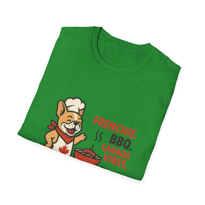 Frenchie. BBQ. Canada Vibes. – Unisex Canada Day Frenchie Tee