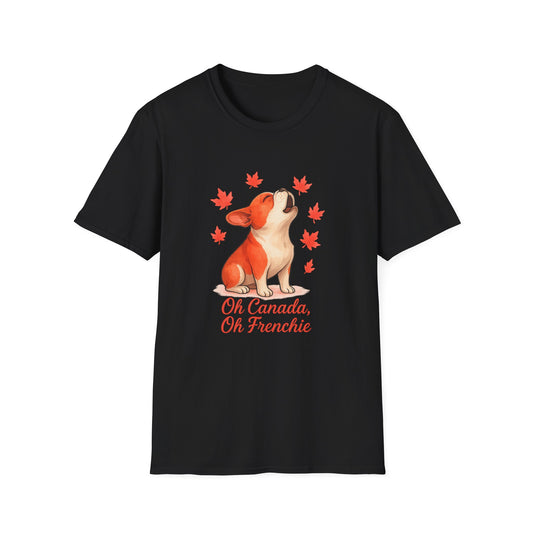 Oh Canada, Oh Frenchie – Unisex Canada Day Frenchie Tee