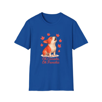 Oh Canada, Oh Frenchie – Unisex Canada Day Frenchie Tee