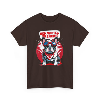 Red, White & Frenchie │ Canada Day French Bulldog Graphic Tee